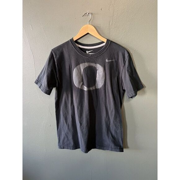 Nike Mens Black Short Sleeve Oregon Ducks Graphic Shirt Size Medium - Picture 1 of 3